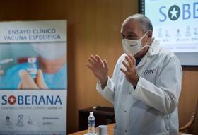 Vicente Vérez Bencomo, director general del Instituto Finlay, dice que en abril Cuba podría producir un millón de vacunas
