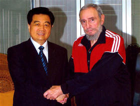Fidel Castro y Hu Jintao, en La Habana el 18 de noviembre de 2008. (AP) Fidel Castro y Hu Jintao, en La Habana el 18 de noviembre de 2008