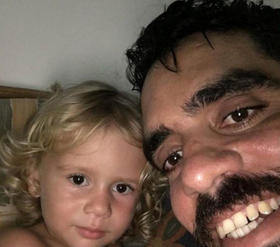 «El Sexto» y su hija Renata
