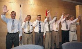 Los siete disidentes cubanos que llegaron a Madrid. De izquierda a derecha, Léster González, Antonio Villarreal, Pablo Pacheco, José Luis García Paneque, Julio César Gálvez, Omar Ruiz, y Ricardo González Alfonso. Los siete disidentes cubanos que llegaron a Madrid. De izquierda a derecha, Léster González, Antonio Villarreal, Pablo Pacheco, José Luis García Paneque, Julio César Gálvez, Omar Ruiz, y Ricardo González Alfonso.
