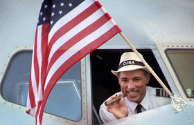 Avión de aerolínea estadounidense a Cuba, en esta foto de archivo