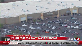 Tienda Walmart donde ocurrió la masacre en El Paso, Texas, Estados Unidos