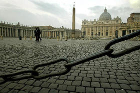 Plaza de San Pedro en El Vaticano