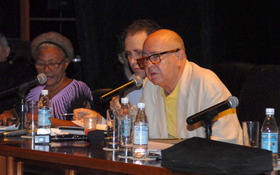 El presidente de la Unión de Escritores y Artistas de Cuba (UNEAC), Miguel Barnet