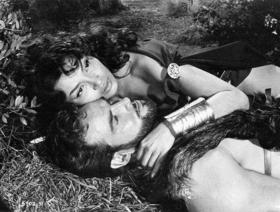 Steve Reeves y Chelo Alonso
