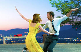 Escena de la película La La Land. Escena de la película La La Land