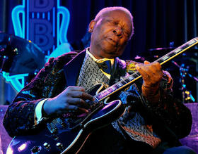 El músico estadounidense B.B. King