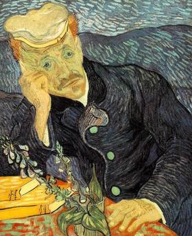 Retrato del Dr. Gachet por Vincent van Gogh. Retrato del Dr. Gachet por Vincent van Gogh