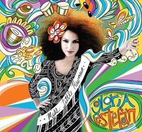 La cantante cubanoamericana Gloria Estefan en la portada de uno de sus discos compactos