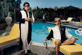 Michael Douglas y Matt Demon, en una escena de Behind the Candelabra