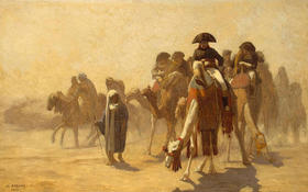 Napoleón y sus generales en Egipto. Napoleón y sus generales en Egipto