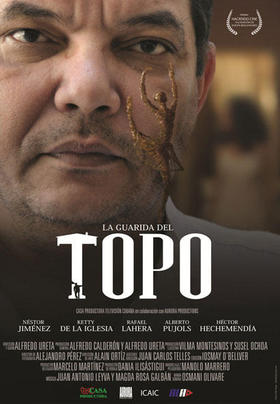 Cartel del filme “La guarida del topo”