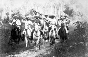 Mambises en la lucha por la independencia en Cuba