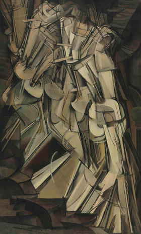 Nude Descending a Staircase, de Marcel Duchamp, 1911-12