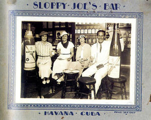 Souvenir fotográfico del Sloppy Joe's (1938)