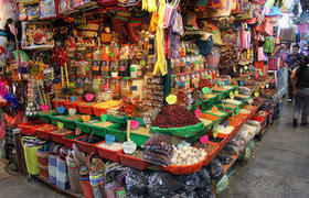 Imagen del mercado popular de Oaxaca