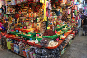 Imagen del mercado popular de Oaxaca