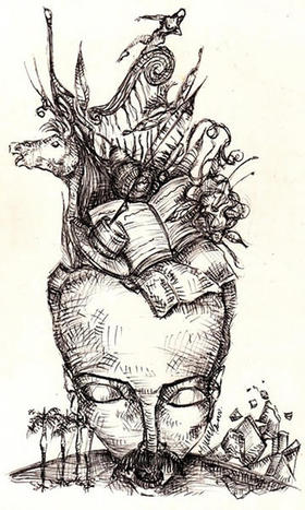 José Martí, plumilla de Miguel Alexis Machado Valdés