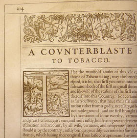 Counterblaste to Tobacco