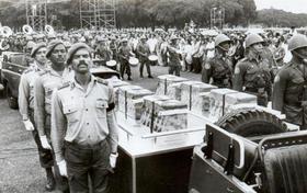 Operación Tributo, como llamó el régimen al postergado funeral en honor a los soldados caídos en Angola