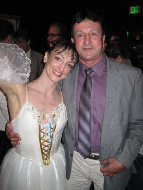 Baltasar Santiago Martín con Lorena Feijóo. Baltasar Santiago Martín con Lorena Feijóo