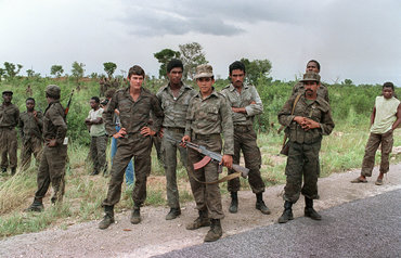 Soldados cubanos en Angola