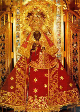 Virgen de Guadalupe en Extremadura, España