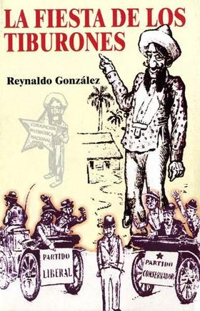 Portada de La fiesta de los tiburones, cuyo diseño pertenece a Deguis Fernández Tejeda