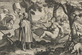 América, por Jan van der Straet. América, por Jan van der Straet