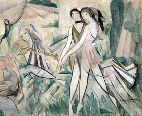 Le Bal élégant, La Danse à la campagne, de Marie Laurencin (1913)