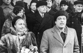 Rafael Alberti y María Teresa León en uno de sus viajes a la Unión Soviética