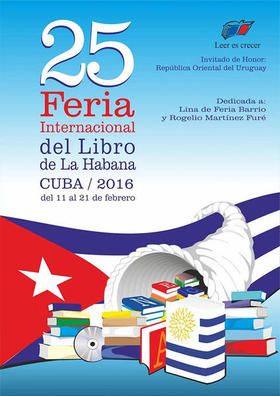 Cartel de la pasada Feria del Libro de La Habana