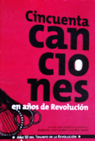 Portada del libro 'Cincuenta canciones en años de Revolución'