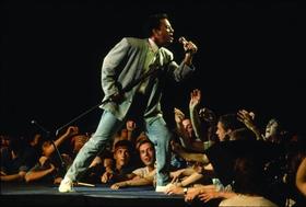 Imagen de Billy Joel durante uno de sus conciertos en la Unión Soviética