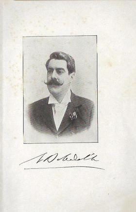 Foto y firma de Emilio Bobadilla