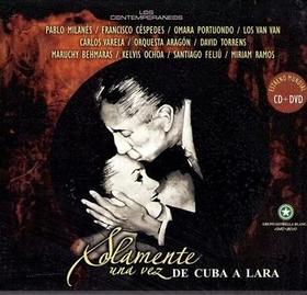 Portada del álbum Solamente una vez, de Cuba a Lara