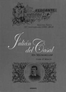 Portada de Julián del Casal (in memoriam), una compilación de Francisco Morán