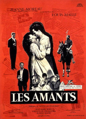 Cartel de Los amantes, una de las películas preferidas de Ricardo Vigón, sobre la cual escribió
