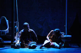 Escena de la obra teatral "Talco"