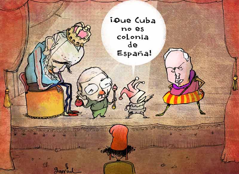 colonia, caricatura de Garrincha
