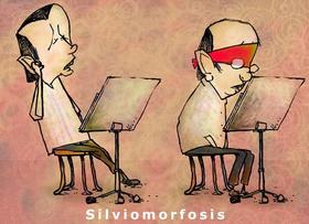 Silviomorfosis, caricaturas Garrincha