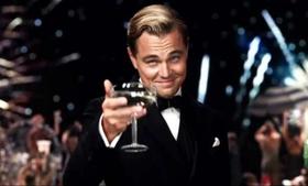 Leonardo DiCaprio en el papel de Gatsby