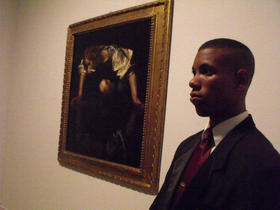 La obra “Narciso en la fuente”, de Caravaggio, exhibida en La Habana