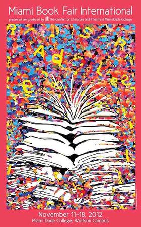 Cartel de la Feria Internacional del Libro de Miami 2012. Feria Internacional del Libro de Miami