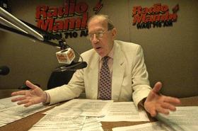 Armando Pérez Roura, director general de la emisora Radio Mambí. Armando Pérez Roura