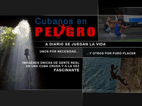 Cartel del proyecto “Cubanos en peligro”