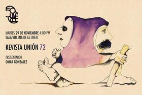 Invitación a la presentación del número 72 de la revista “Unión” en la sede de la UNEAC