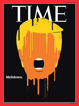 Portada de la revista Time realizada por Edel Rodríguez