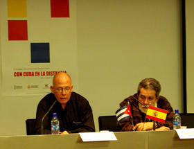 Luis Manuel García y Manuel Díaz Martínez en Valencia, 20 de noviembre de 2008.