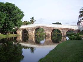 El puente sobre el río Yayabo, en la ciudad de Sancti Spíritus